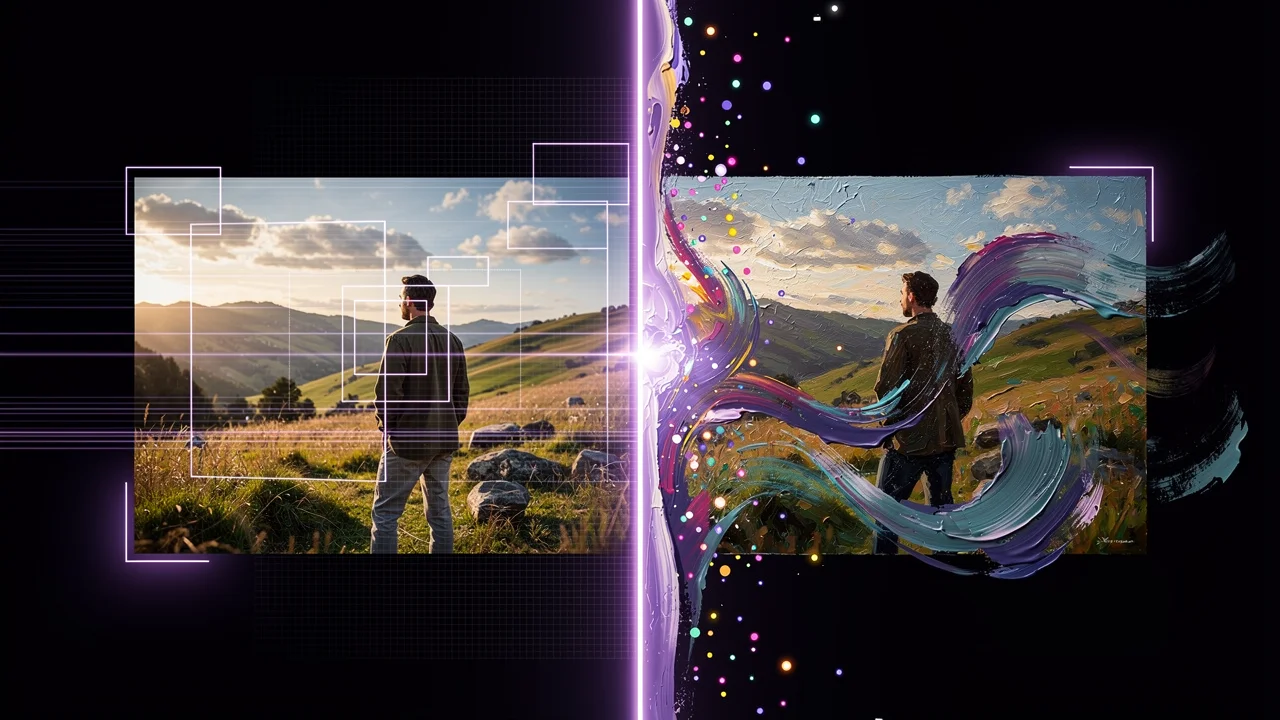 How AI visual transformation works
